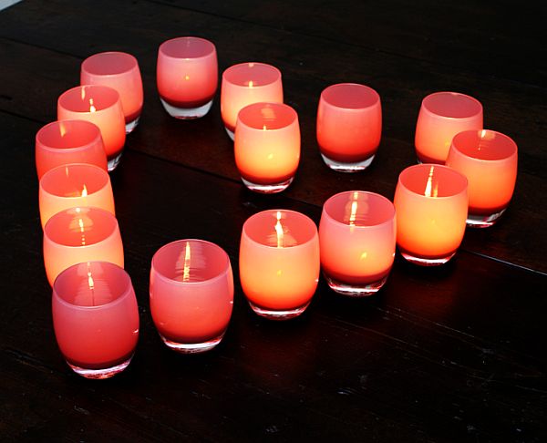 DIY Heart Shape Candles