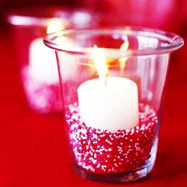 DIY Valentines Day Candle