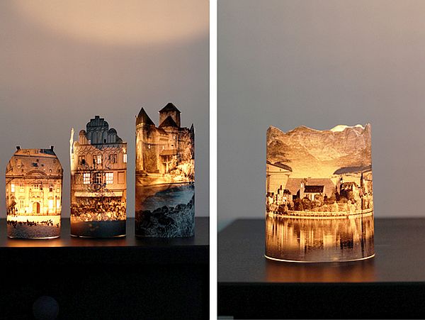 DIY lit photo lamp