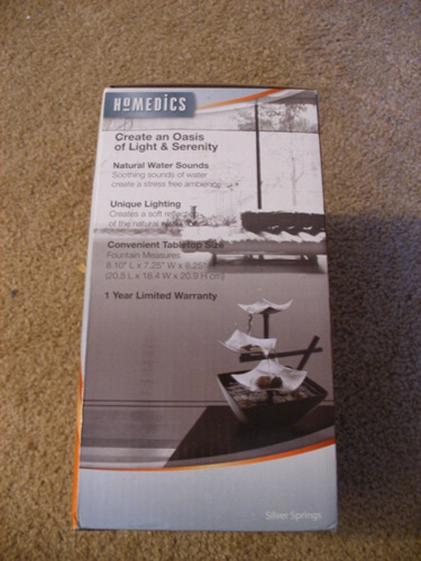 Feel Rejuvenated And Relaxed With The Envirascape Silver Springs Illuminated Relaxation Fountain 3