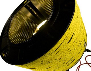 REWASHLAMP Repurposed Lighting is Made of Recycled Washing Machine Parts