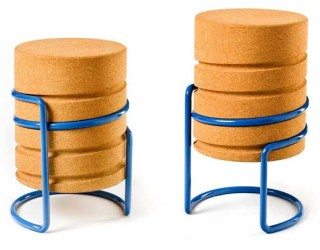 Comfortable, light and modern: SCRW Stool by Manuel Welsky