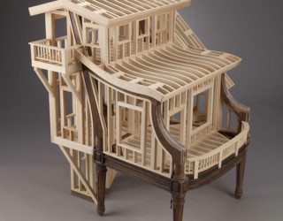 Sit/Stay by Ted Lott Explores Sculptural House Framing