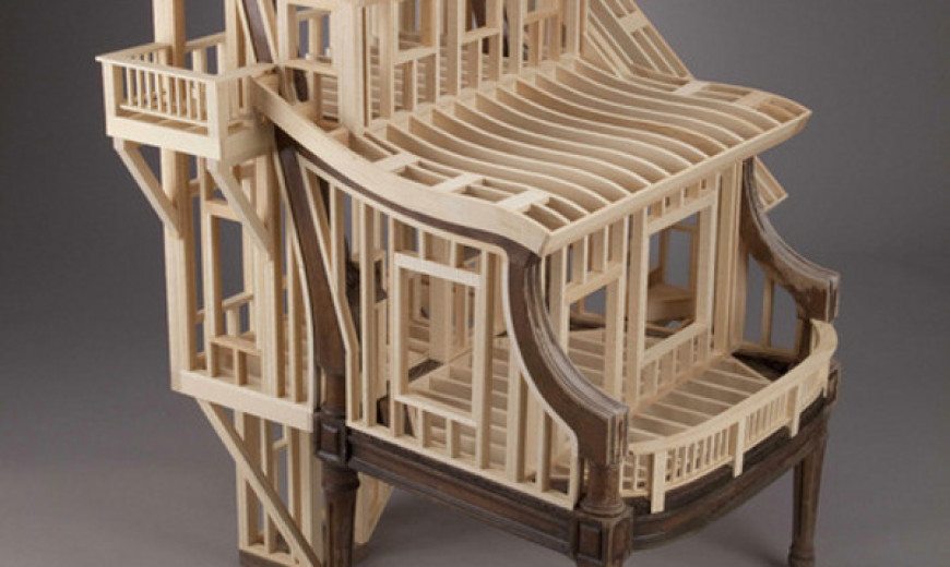 Sit/Stay by Ted Lott Explores Sculptural House Framing