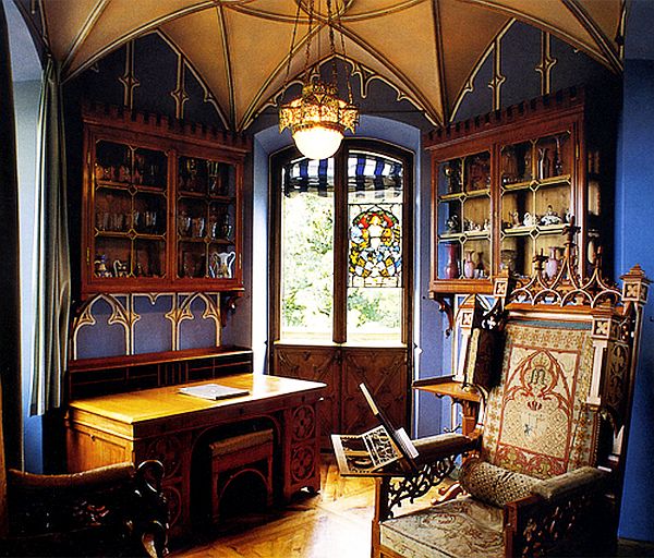 gothic interior bedroom