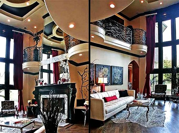 gothic living room design