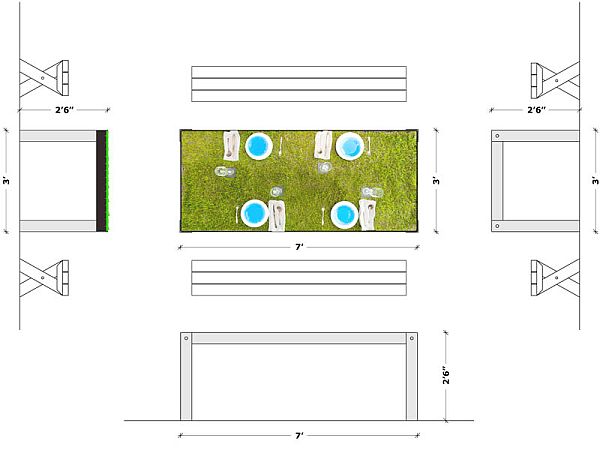 picNYC Real Grass Table 6