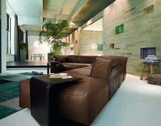 Superb Leather Sofa: Rolf Benz MIO by Norbert Beck
