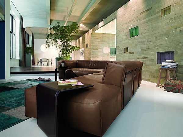 Leather Corner Sofa Rolf Benz MIO 2