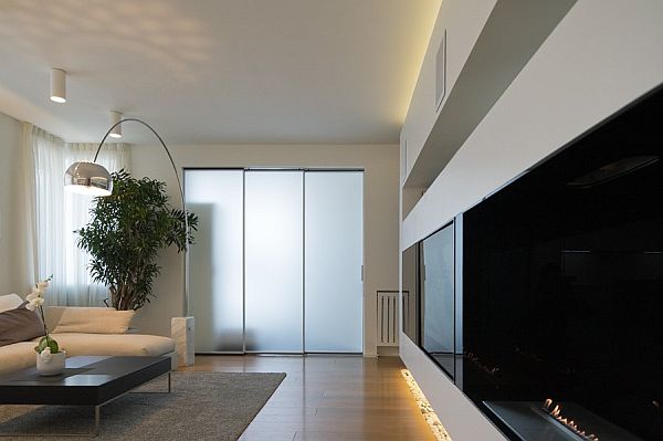 Modern Apartment in Moscow wall furniture