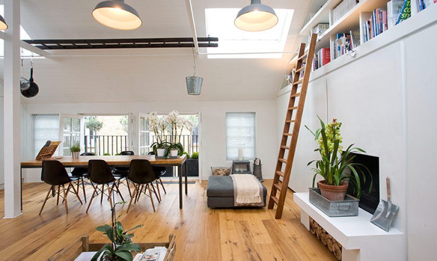 Old Garage Turned Into Fabulous Home (Knott Architects, UK)