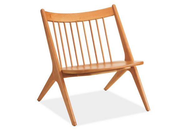 Oskar Lounge Chair - sculpted wood 6