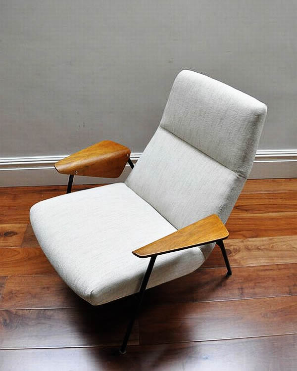 Re-upholstered Arno Votteler 350 chair 1