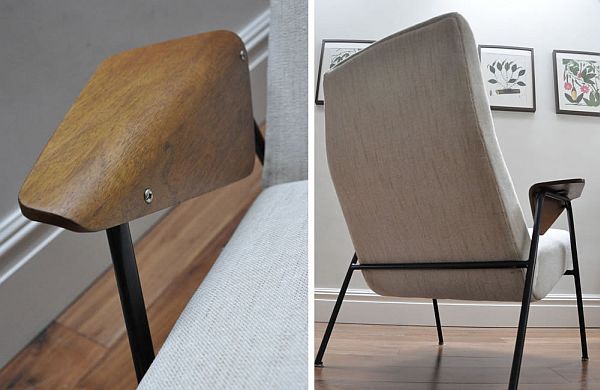 Re-upholstered Arno Votteler 350 chair 3