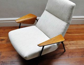 German Inspiration: Very rare Arno Votteler 350 chair by Walter Knoll