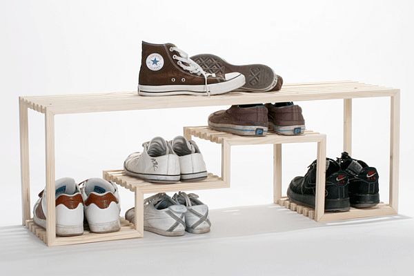 Skyline shoe rack