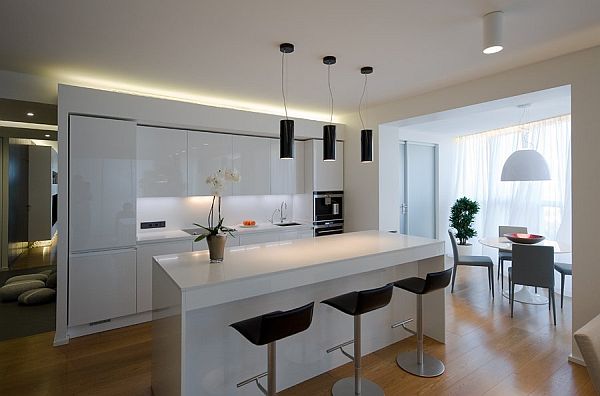 White Kitchen small apartment