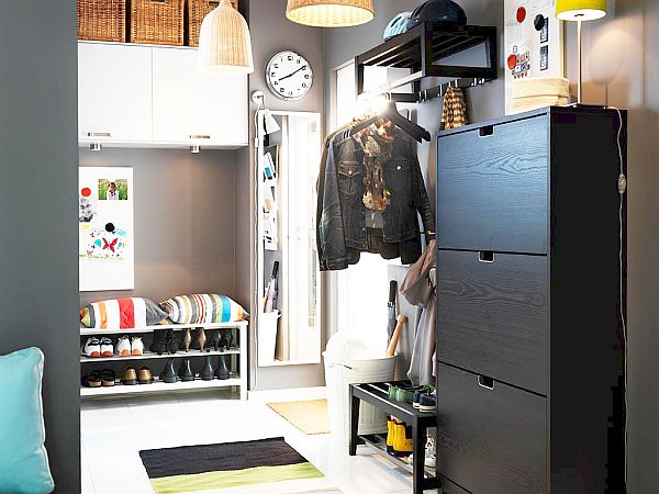 black-IKEA-shoe-cabinet