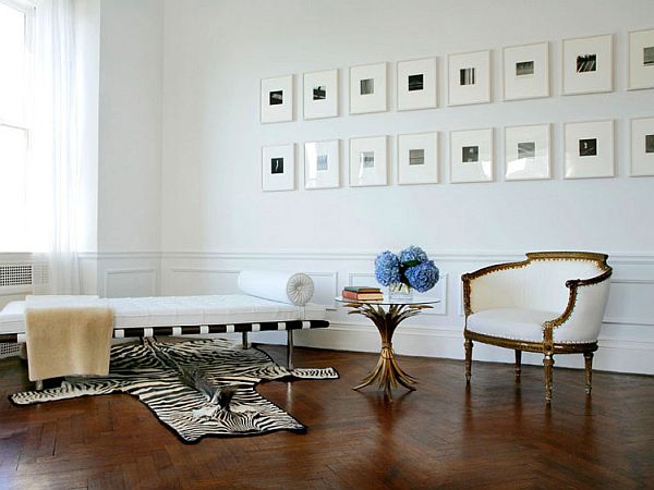 classic white interior living area