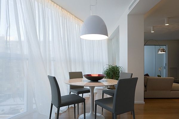 dining area small moscow apartment