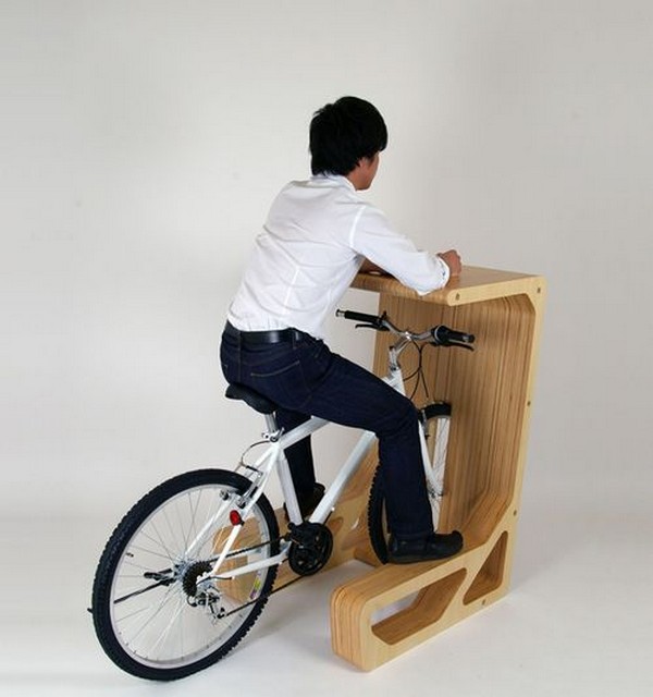 fancy bike desk