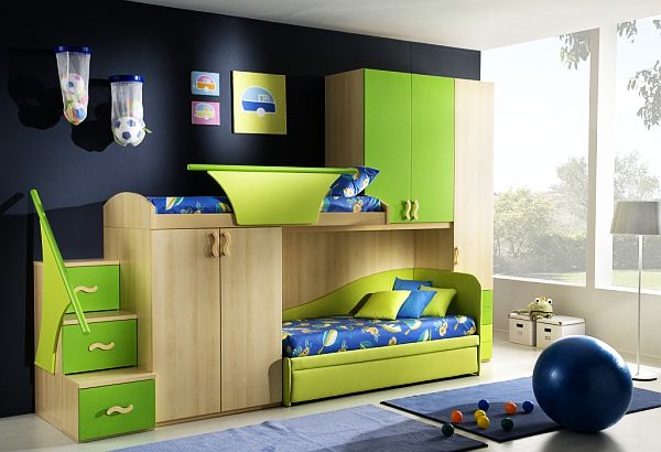 green blue Teenage Boys Rooms