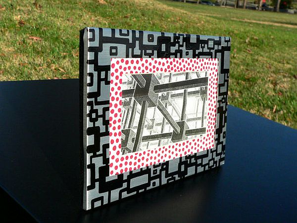 hand painted metal picture frames