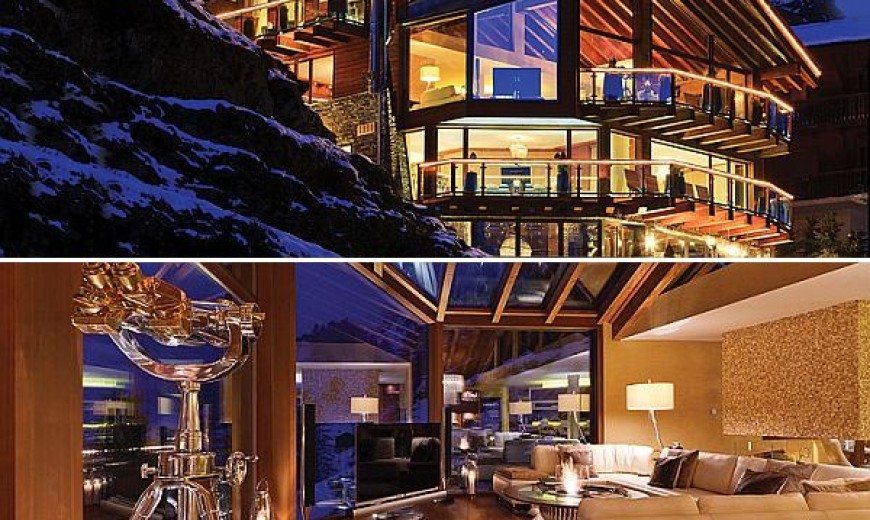 Chalet Zermatt Peak in the Swiss Alps, Probably the Most Luxurious Ski Vacation Ever
