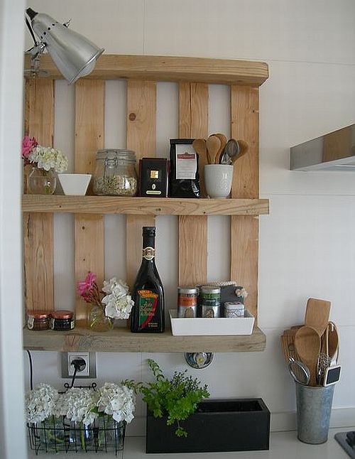 pallet kitchen shelves