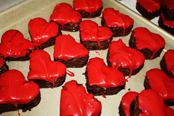 valentines day homemade chocolate hearts