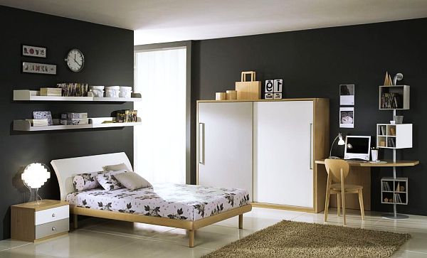 white-grey-Teenage-Boys-Rooms