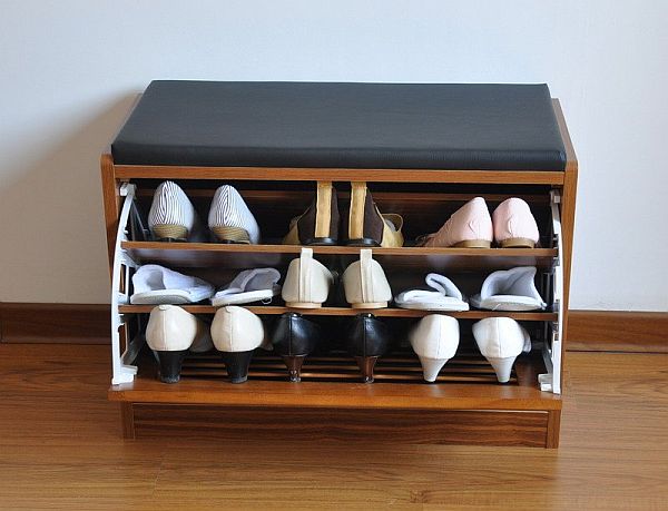 Fancy on sale shoe rack