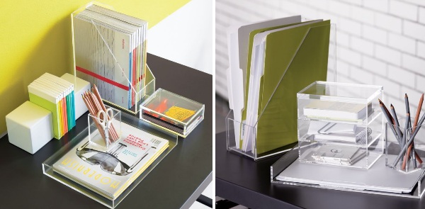 Acrylic Desk Accessories From CB2