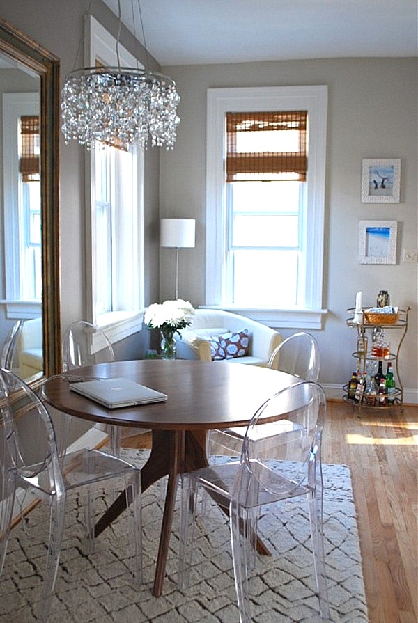 Maximize Your Space With Acrylic Furniture, Clear Perspex Dining Room Chairs