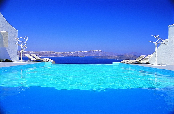 Astarte-Suites-Santorini-pool-view-Aegean-Sea