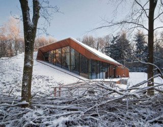 Modern House With its Own Mountain