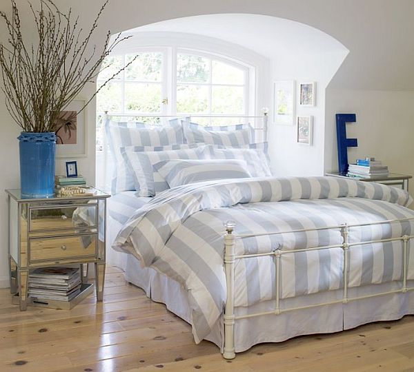 Classic Stripe Duvet Cover & Sham - Porcelain Blue 2