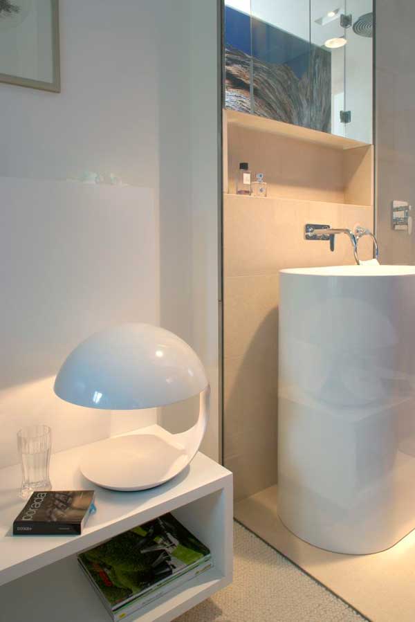 Contemporary Eko Park Apartment Interior - bedroom bathroom