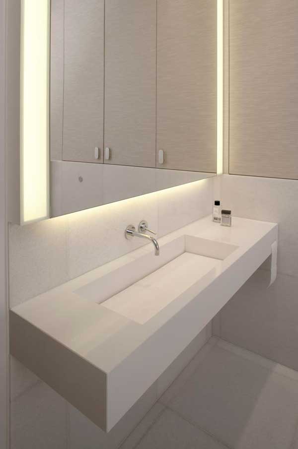 Contemporary Eko Park Apartment Interior - luxury washbasin