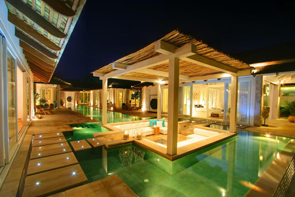 Contemporary Thailand Villa with pool patio pavilion