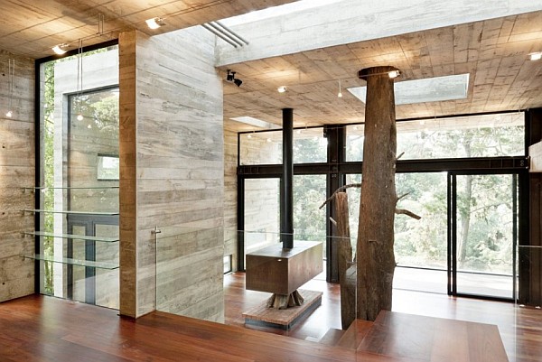 Corallo-House-by-Paz-Arquitectura-interior-design-with-trees