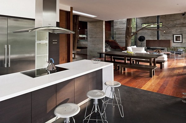 Corallo House by Paz Arquitectura - white kitchen design