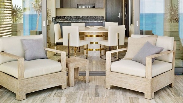 Dapper West Indian Viceroy Villas - luxury living room