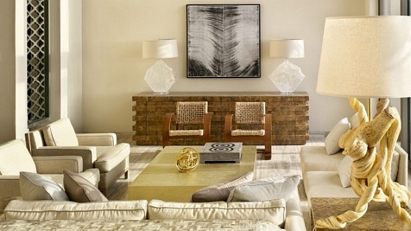 Dapper West Indian Viceroy Villas - modern chic living room