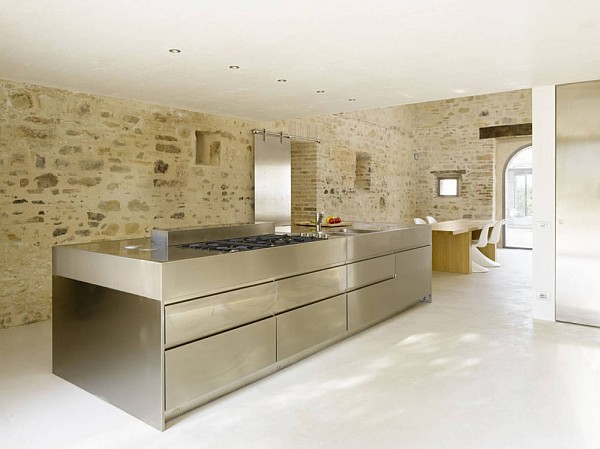 Italian House Renovation ultra contemporary kitchen island