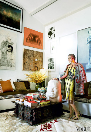 Living Room Style: Mario Testino's Spectacular Design | Decoist