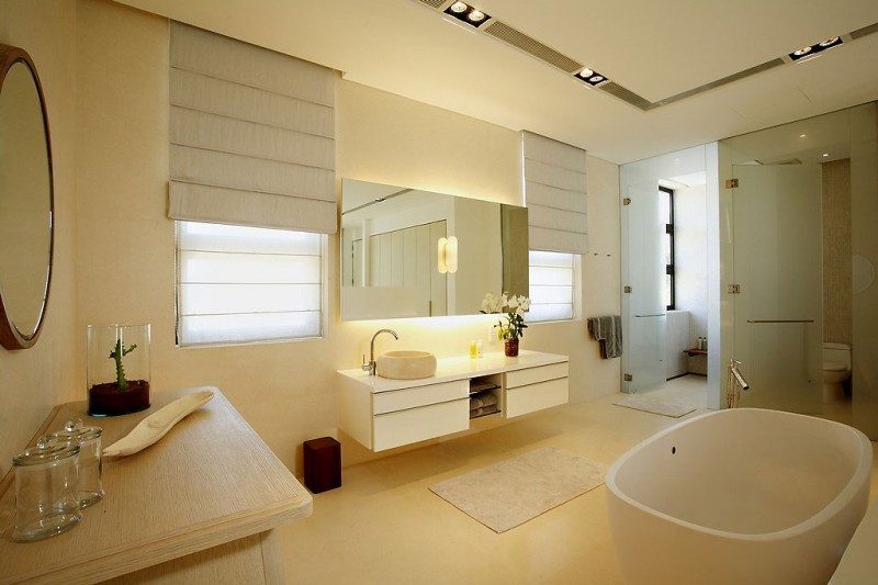 Luxurious Phuket Villa - ultra modern bathroom design