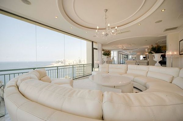 Luxury penthouse extravagant sofa