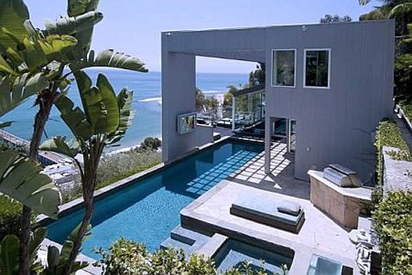 Malibu Contemporary Villa with pool and ocean views