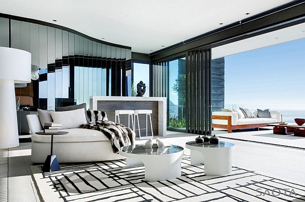 Nettleton 199 Home with ultra modern white living furniture